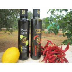 Confezione da 12 bottiglie di condimento a base di Olio extravergine di oliva e limone da 0,25 Litri