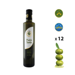 Confezione da 12 bottiglie Olio extravergine di oliva da 0,50 Litri